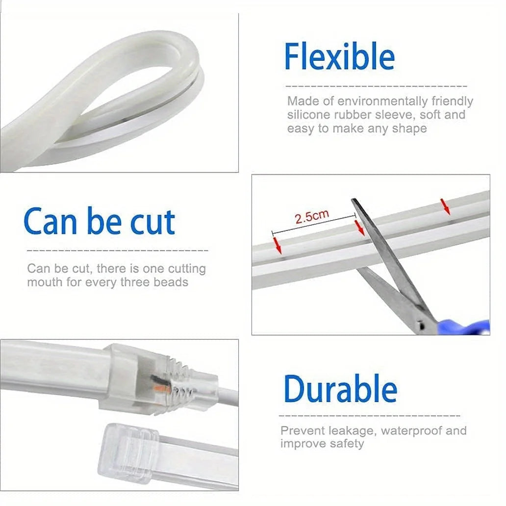 Neon LED Light Strip 5V USB Smart Sensor